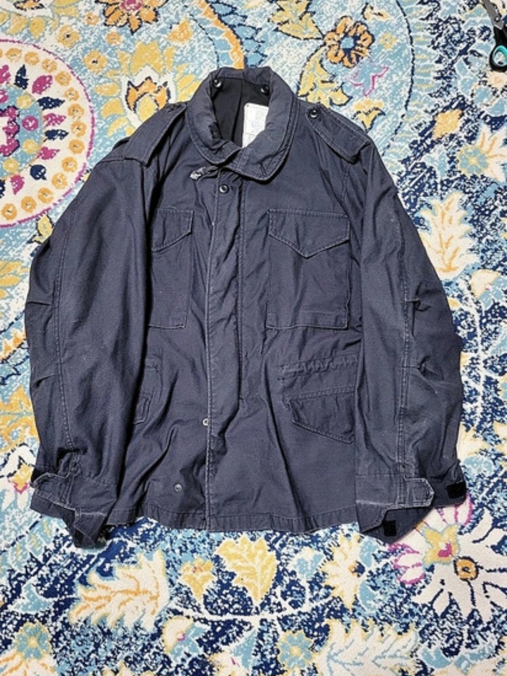 Alpha Industries M-65 Cold Weather Field Coat Black Large